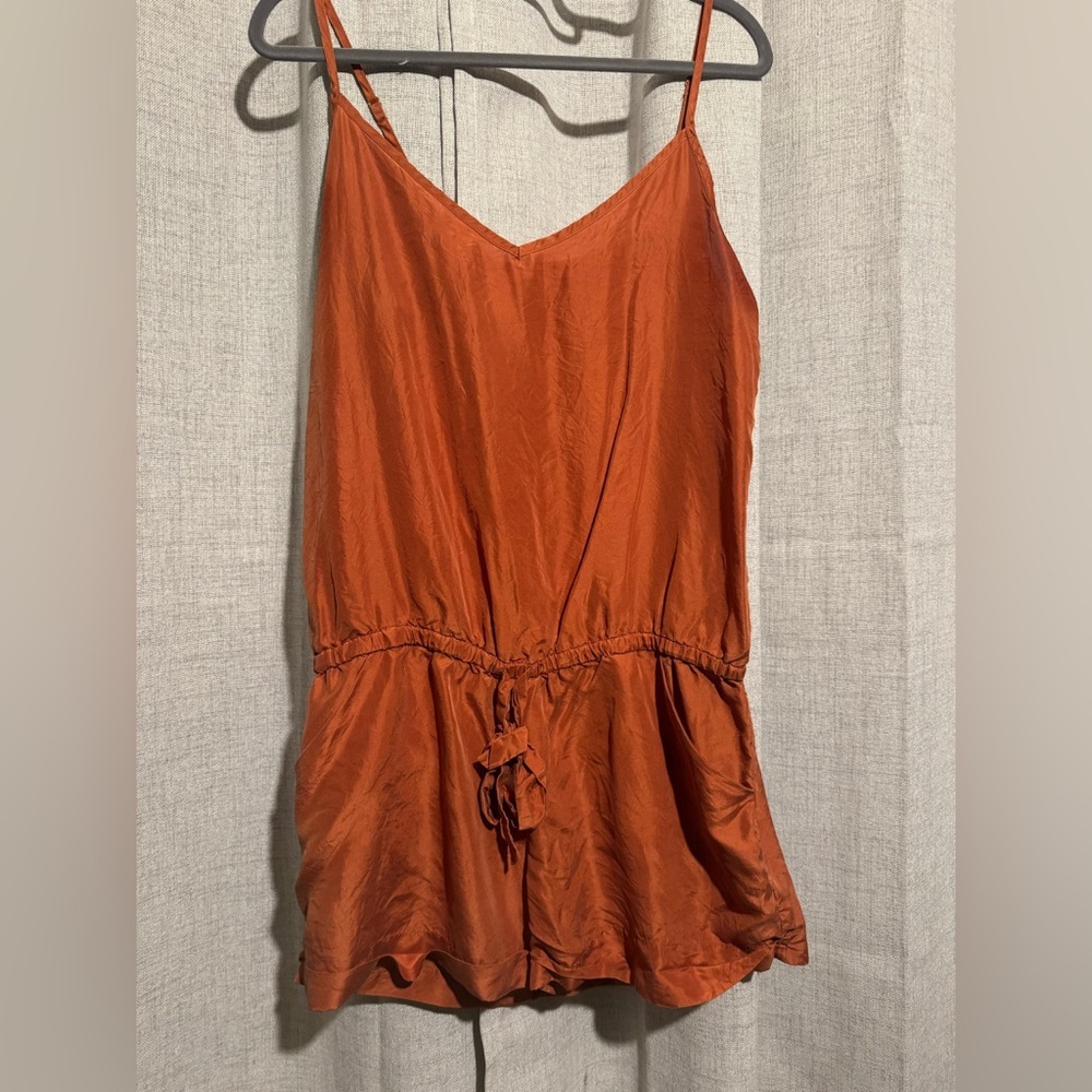 J. Crew Orange Romper